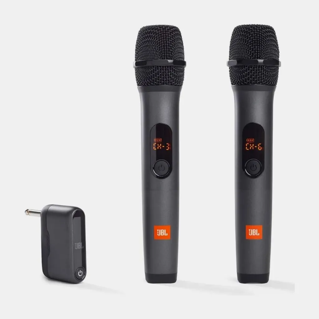 [Mic] Microfonos JBL Micbr2 Inalambrico Dual-Chanel Cardioide Negro
